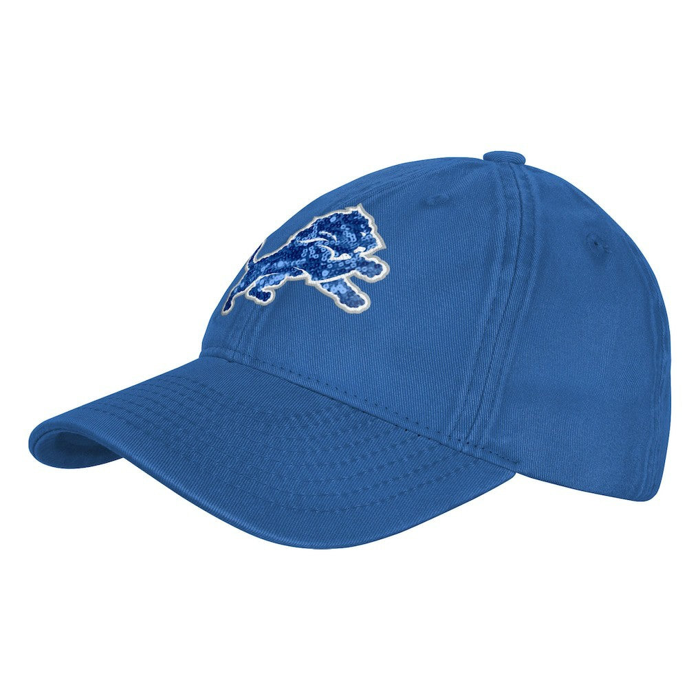 Detroit Lions Outerstuff Girls Youth Gridiron Adjustable Hat Blue - NFL