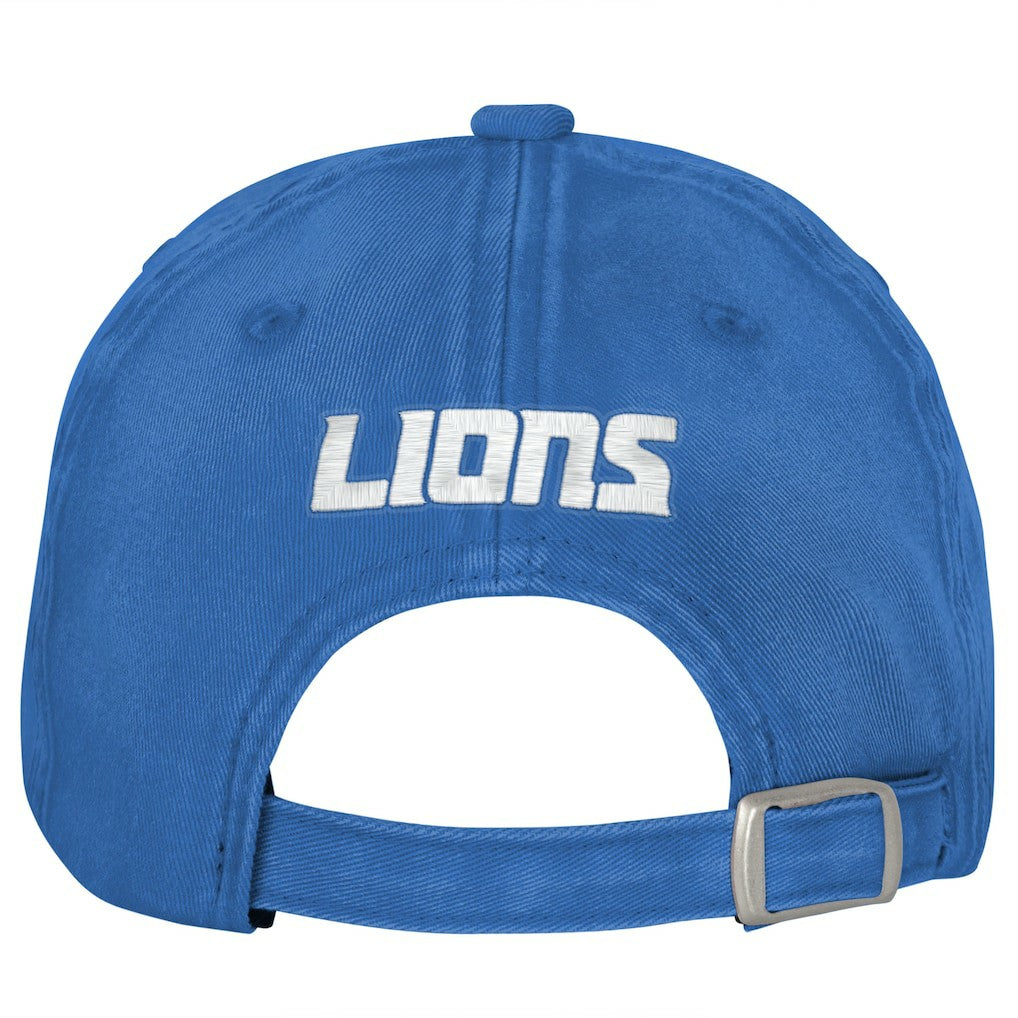 Detroit Lions Outerstuff Girls Youth Gridiron Adjustable Hat Blue - NFL
