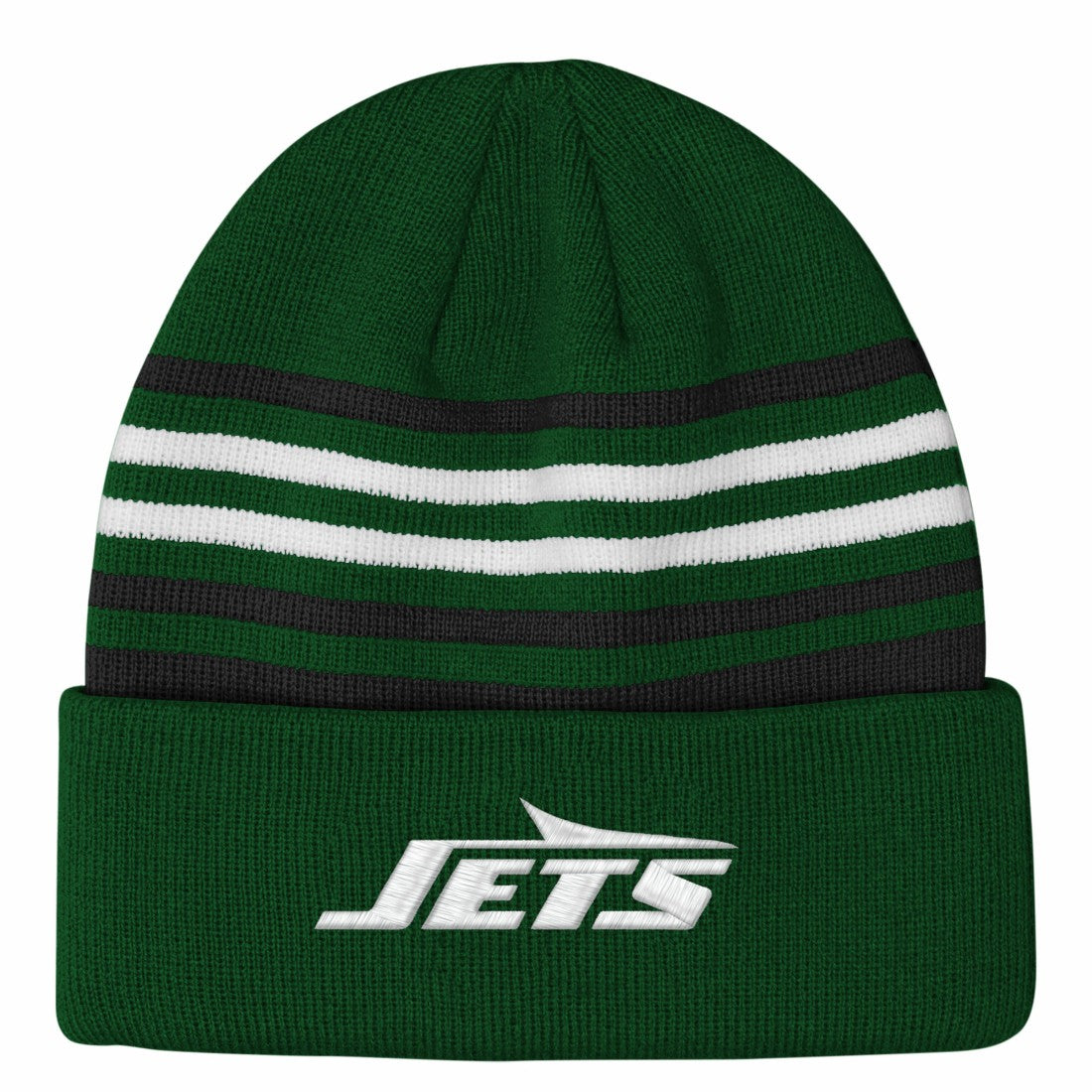 New York Jets Outerstuff Essentials Cuffed Knit Hat Green - NFL