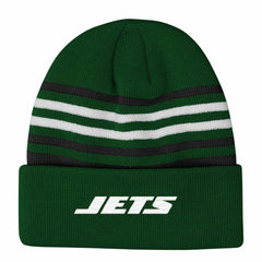 New York Jets Outerstuff Essentials Cuffed Knit Hat Green - NFL