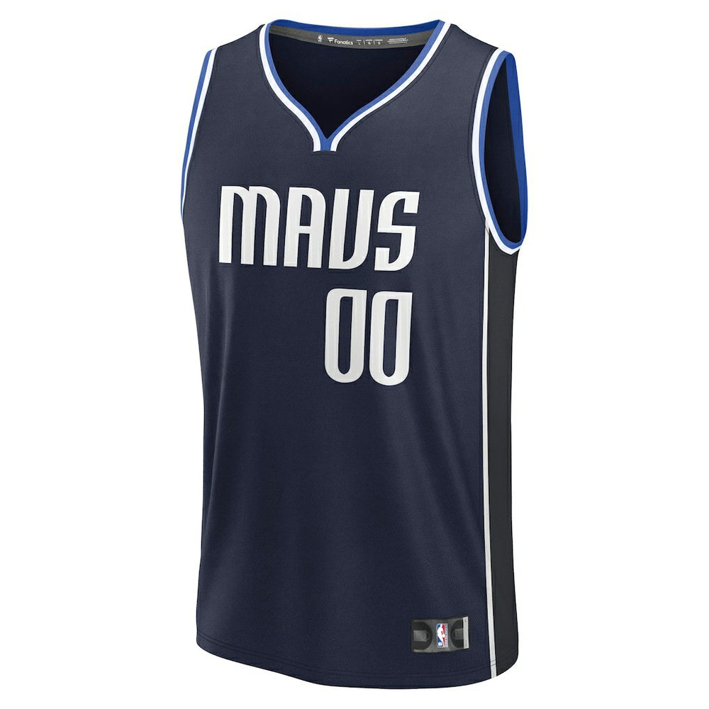 Fanatics - Dallas Mavericks Fast Break Custom Jersey - Statement Editi- Navy