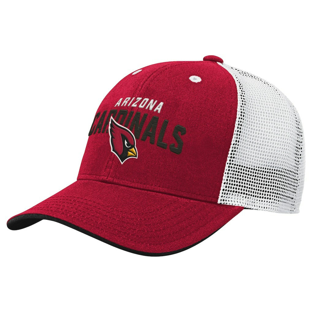 Arizona Cardinals Outerstuff Youth Core Lockup Trucker Adjustable Hat Cardinal - NFL