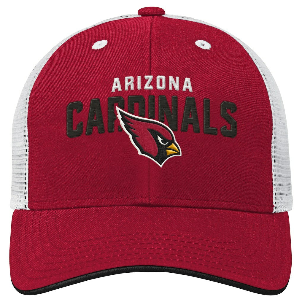 Arizona Cardinals Outerstuff Youth Core Lockup Trucker Adjustable Hat Cardinal - NFL