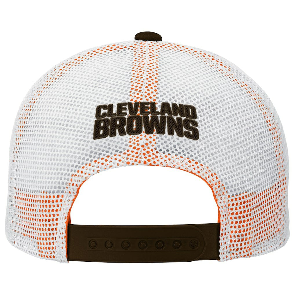 Cleveland Browns Outerstuff Preschool Core Lockup Trucker Adjustable hat Brown - NFL