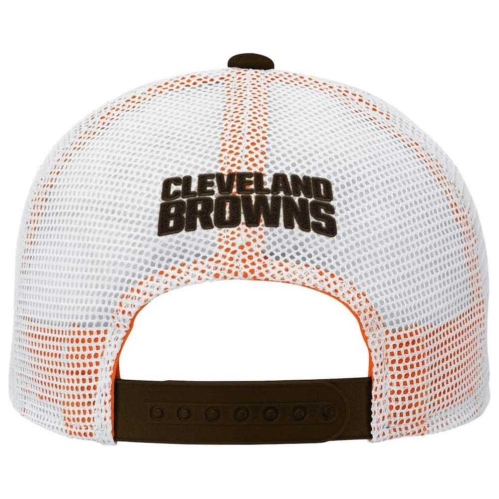 Cleveland Browns Outerstuff Preschool Core Lockup Trucker Adjustable hat Brown - NFL