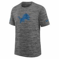 Detroit Lions Youth Sideline Velocity Performance T-Shirt Heather Gray - Nike