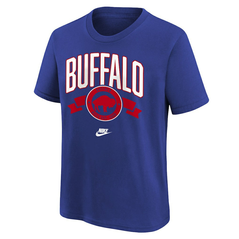 Buffalo Bills Youth Rewind Front & Back Essential T-Shirt Royal - Nike