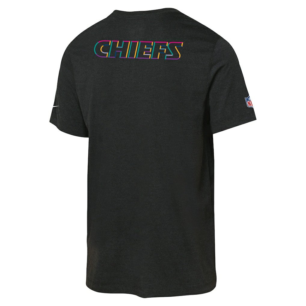 Kansas City Chiefs Youth 2025 NFL Crucial Catch Tri-Blend Dri-FIT T-Shirt Black - Nike