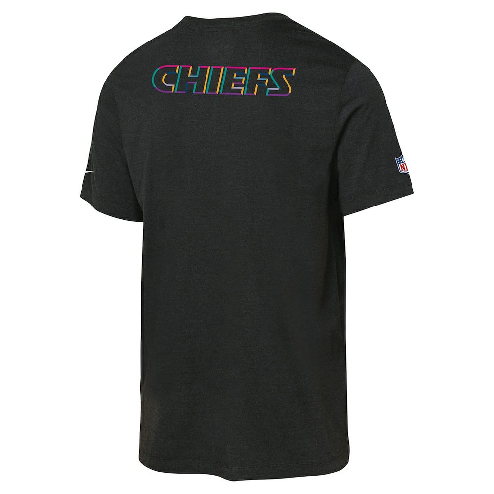 Kansas City Chiefs Youth 2025 NFL Crucial Catch Tri-Blend Dri-FIT T-Shirt Black - Nike