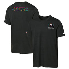 San Francisco 49ers Youth 2025 NFL Crucial Catch Tri-Blend Dri-FIT T-Shirt Black - Nike