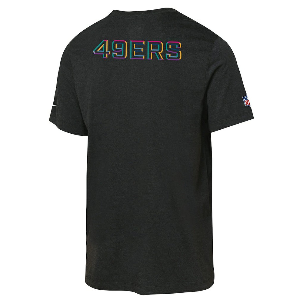 San Francisco 49ers Youth 2025 NFL Crucial Catch Tri-Blend Dri-FIT T-Shirt Black - Nike