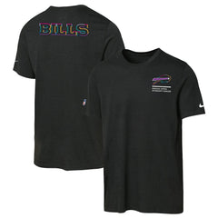 Buffalo Bills Youth 2025 NFL Crucial Catch Tri-Blend Dri-FIT T-Shirt Black - Nike