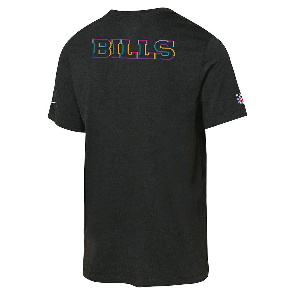 Buffalo Bills Youth 2025 NFL Crucial Catch Tri-Blend Dri-FIT T-Shirt Black - Nike