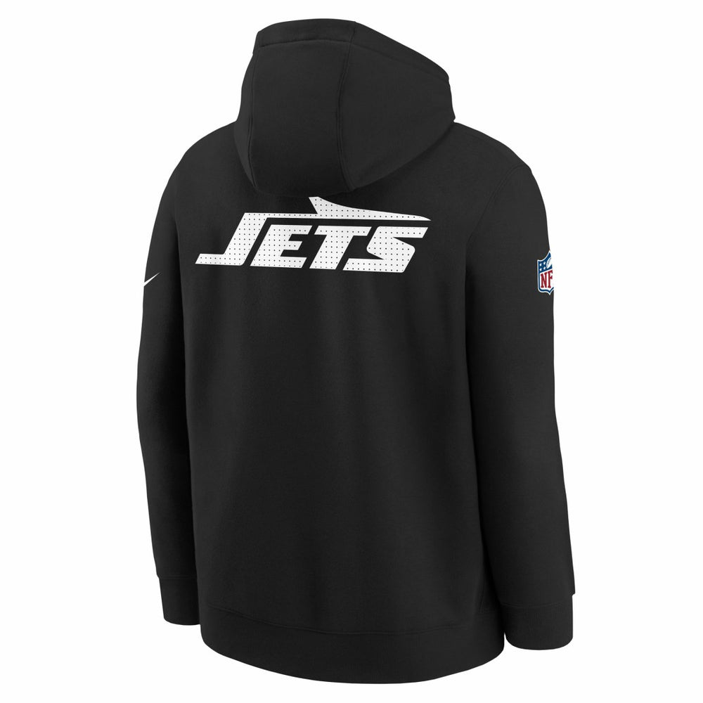 New York Jets Youth Sideline Club Fleece Hoodie Black - Nike
