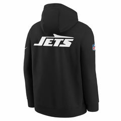 New York Jets Youth Sideline Club Fleece Hoodie Black - Nike