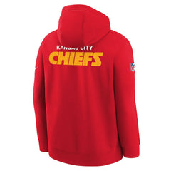 Kansas City Chiefs Youth Sideline Club Fleece Hoodie Red - Nike
