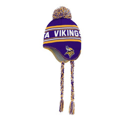 Minnesota Vikings Preschool Jacquard Tassel Knit Hat with Pom Purple - NFL
