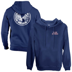 Club America 1863FC Wordmark Fleece Pullover Hoodie - Navy