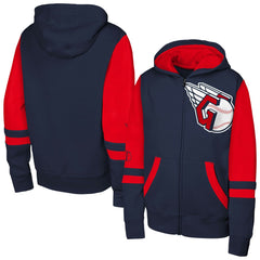 Cleveland Guardians Outerstuff Youth Stadium Colorblock Full-Zip Hoodie Online