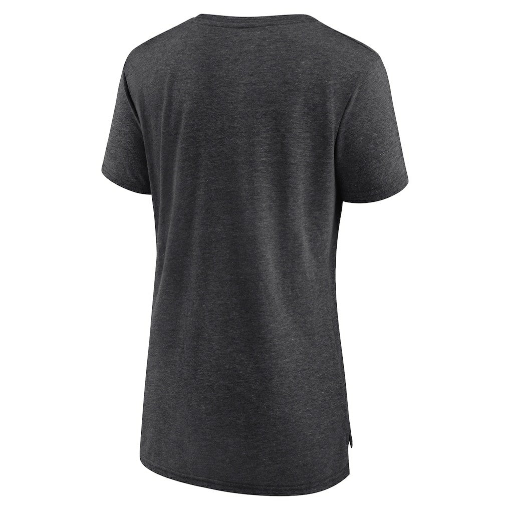 Arizona Cardinals Women's Vintage Arch Tri-Blend T-Shirt Charcoal - NFL