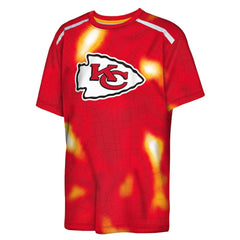 Kansas City Chiefs Outerstuff Youth End Zone Dri-Tek T-Shirt Red - NFL