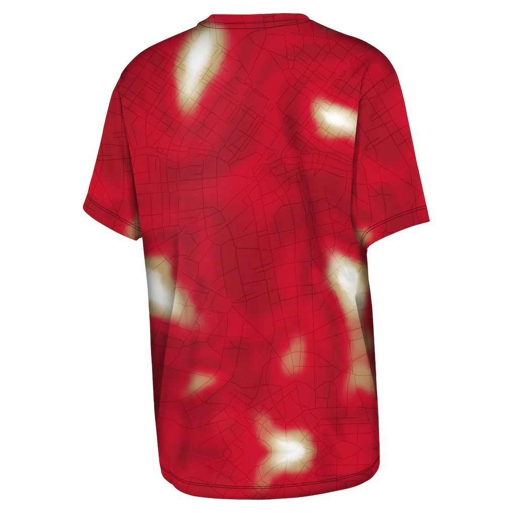 San Francisco 49ers Outerstuff Youth End Zone Dri-Tek T-Shirt Scarlet - NFL