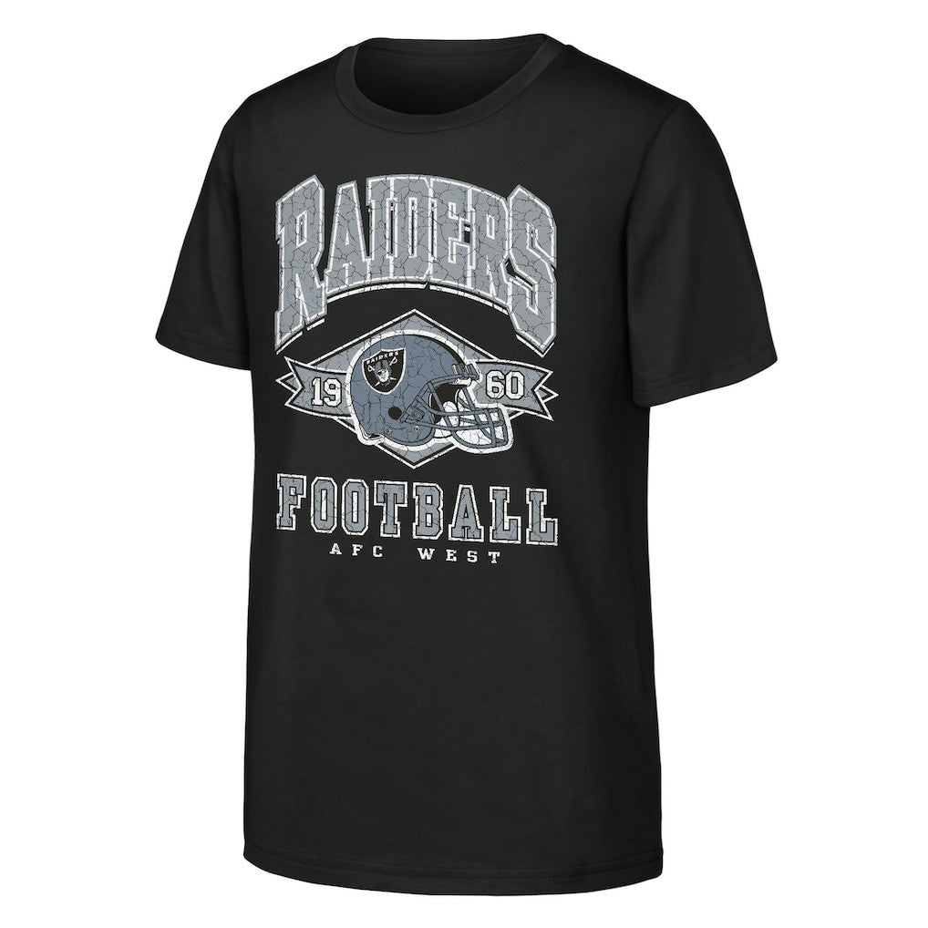 Las Vegas Raiders Outerstuff Youth Kick Off T-Shirt Black - NFL