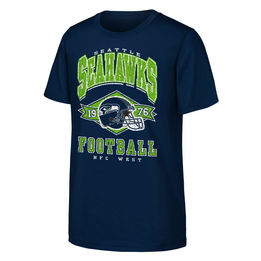 Seattle Seahawks Outerstuff Youth Kick Off T-Shirt College Navy - NFL