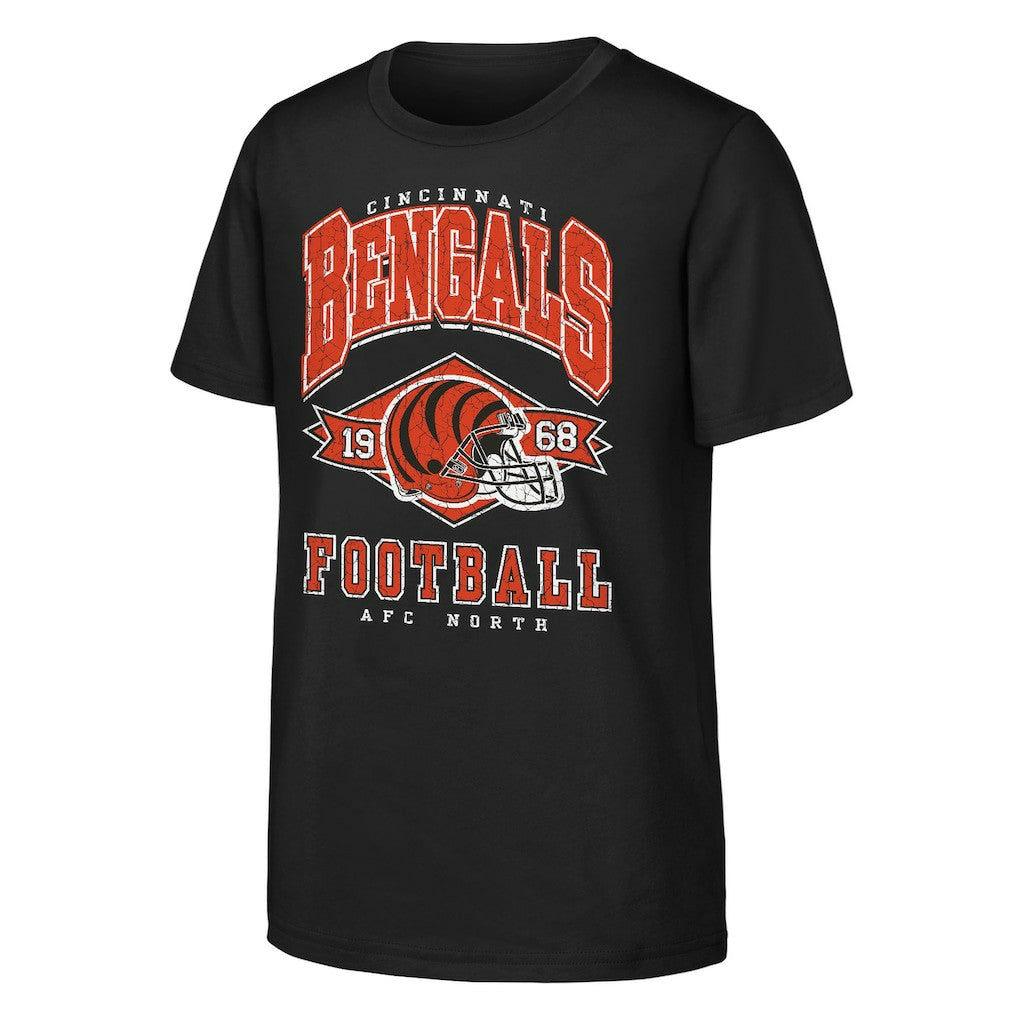 Cincinnati Bengals Outerstuff Youth Kick Off T-Shirt Black - NFL