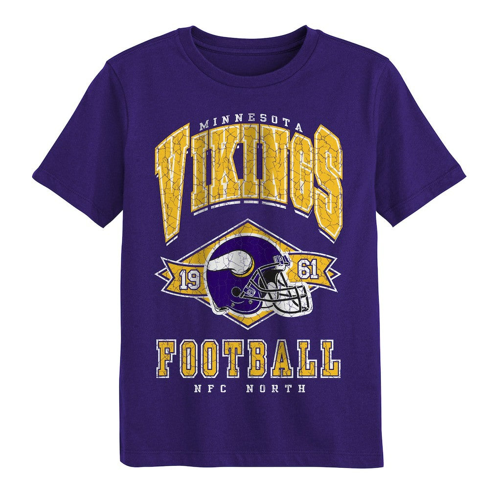 Minnesota Vikings Outerstuff Preschool Kick Off T-Shirt Purple - NFL