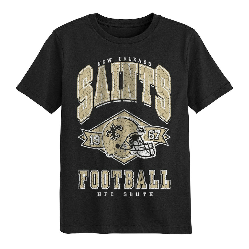 New Orleans Saints Outerstuff Preschool Kick Off T-Shirt Black - NFL