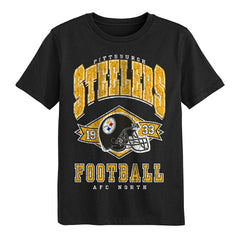 Pittsburgh Steelers Outerstuff Preschool Kick Off T-Shirt Black - NFL
