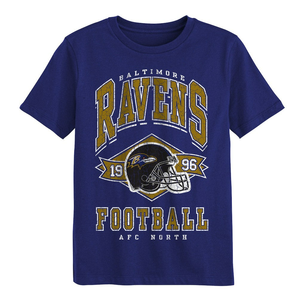 Baltimore Ravens Outerstuff Preschool Kick Off T-Shirt Purple - NFL