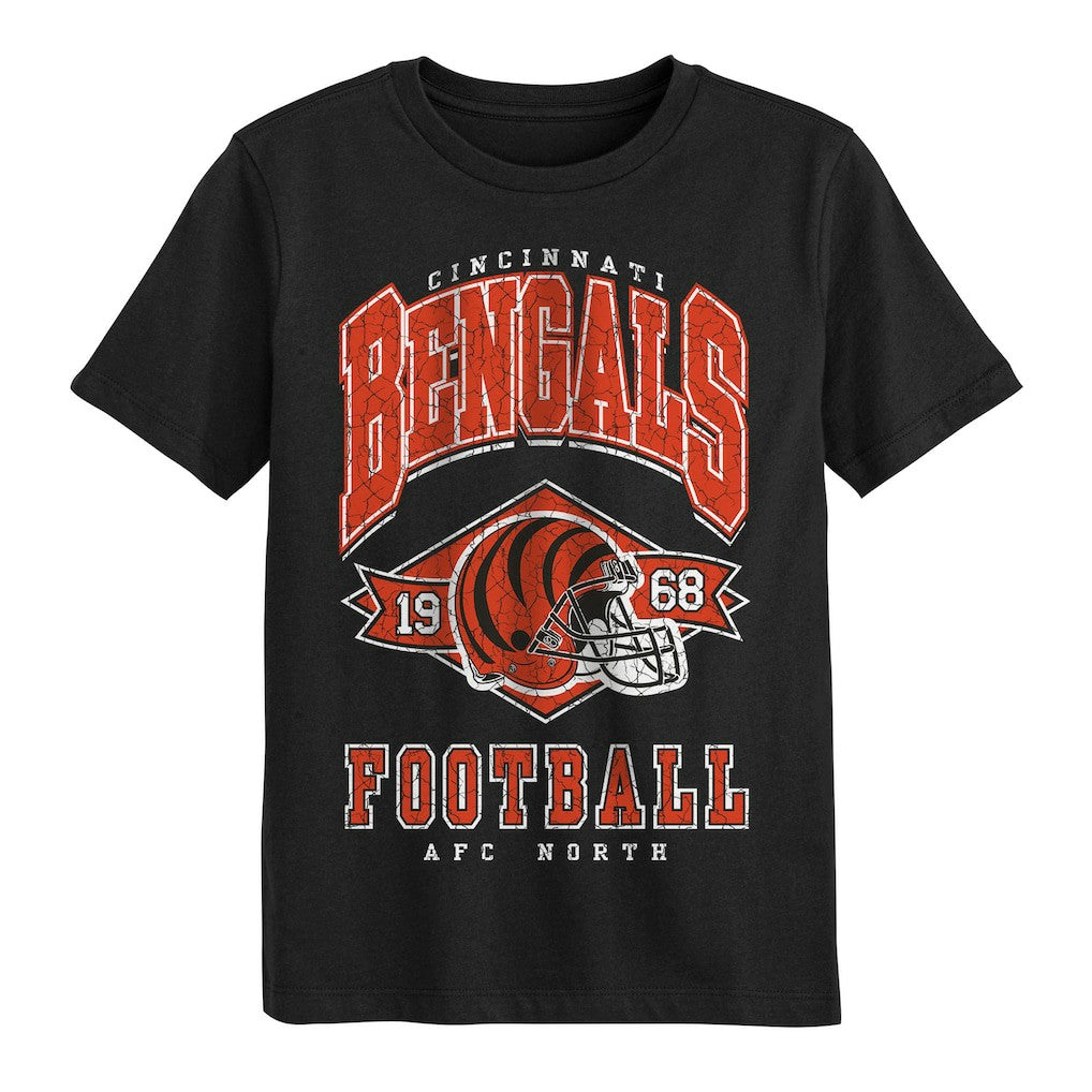 Cincinnati Bengals Outerstuff Preschool Kick Off T-Shirt Black - NFL