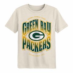 Green Bay Packers Outerstuff Youth Huddle T-Shirt Cream - NFL