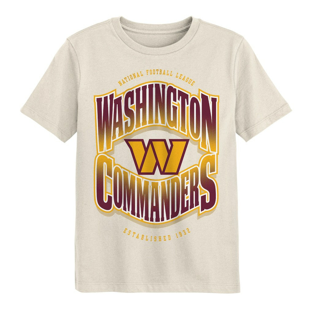 Washington Commanders Outerstuff Youth Huddle T-Shirt Cream - NFL