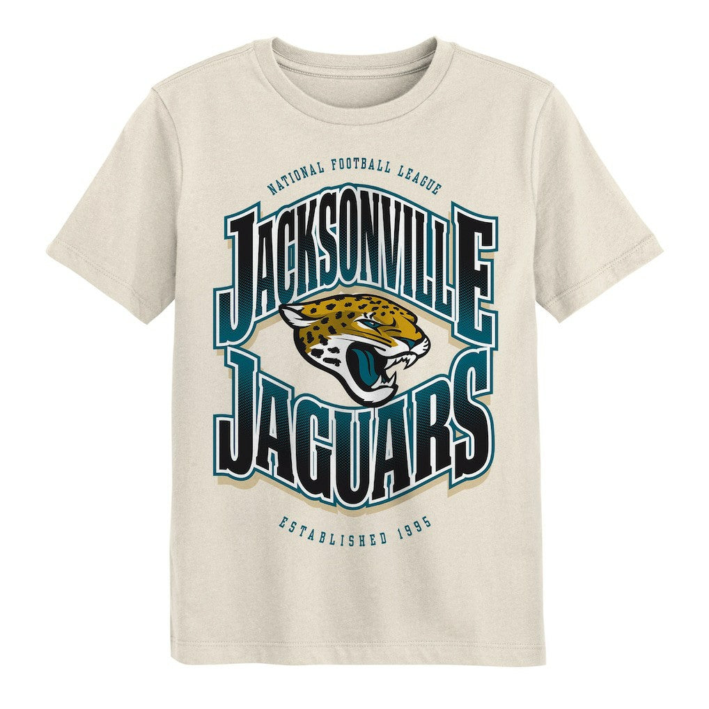 Jacksonville Jaguars Outerstuff Youth Huddle T-Shirt Cream - NFL