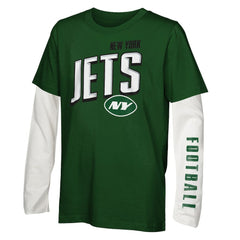 New York Jets Outerstuff Youth The Mix Combo T-Shirt Set - NFL