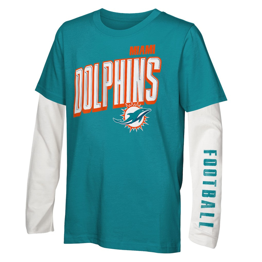 Miami Dolphins Outerstuff Preschool The Mix Combo T-Shirt Set - NFL