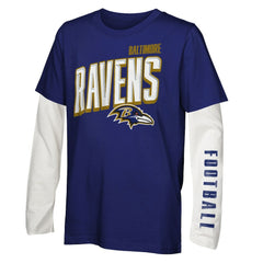 Baltimore Ravens Outerstuff Preschool The Mix Combo T-Shirt Set - NFL
