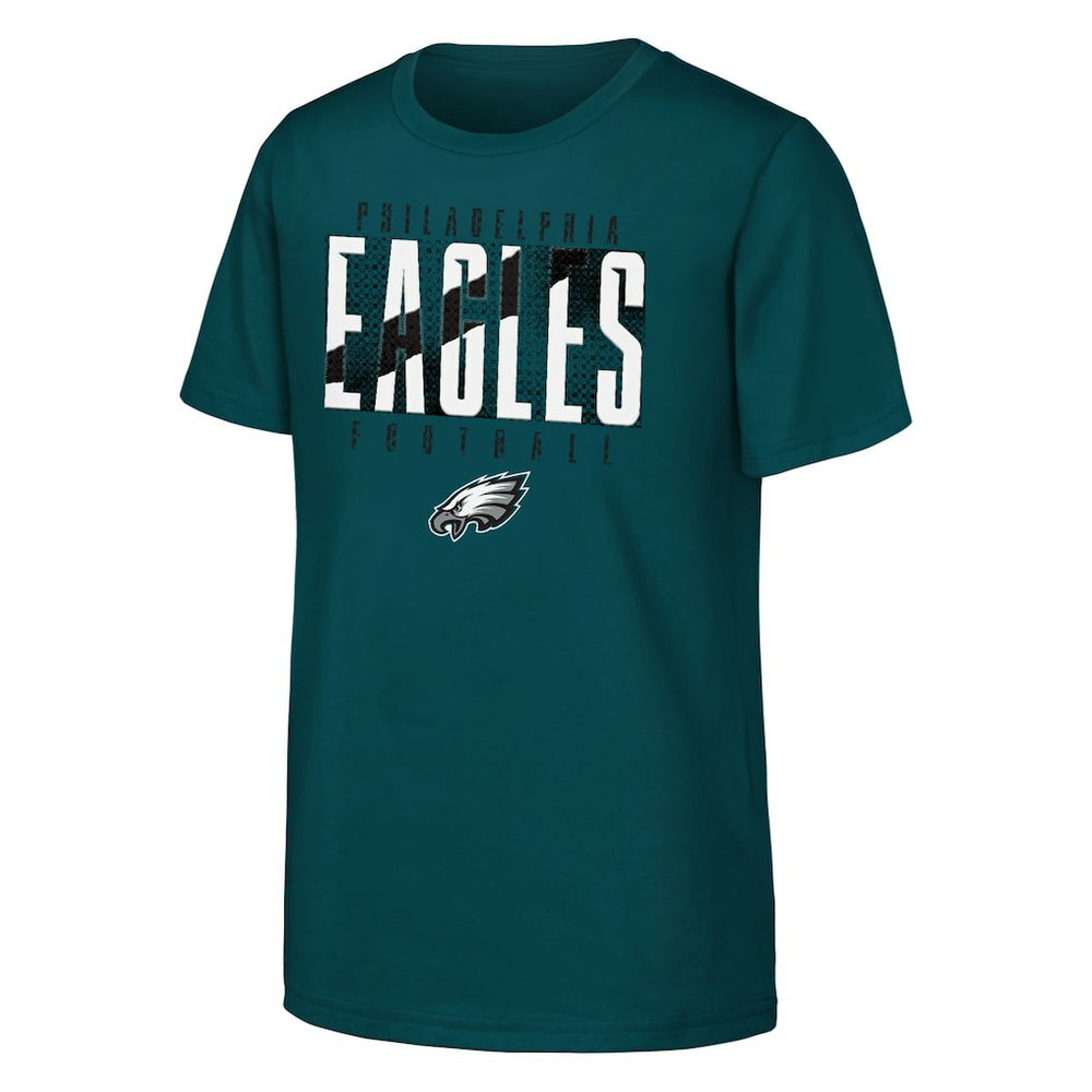 Philadelphia Eagles Outerstuff Youth Posterize T-Shirt Green - NFL