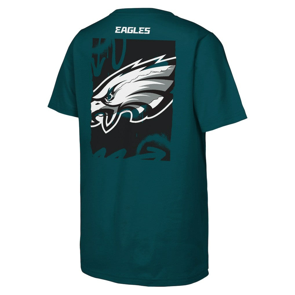 Philadelphia Eagles Outerstuff Youth Posterize T-Shirt Green - NFL