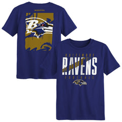 Baltimore Ravens Outerstuff Preschool Posterize T-Shirt Purple - NFL
