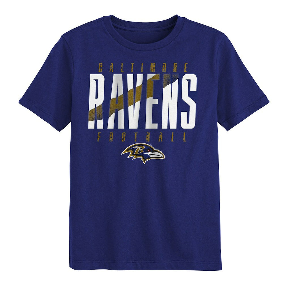 Baltimore Ravens Outerstuff Preschool Posterize T-Shirt Purple - NFL