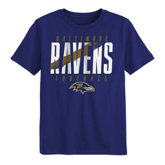 Baltimore Ravens Outerstuff Preschool Posterize T-Shirt Purple - NFL