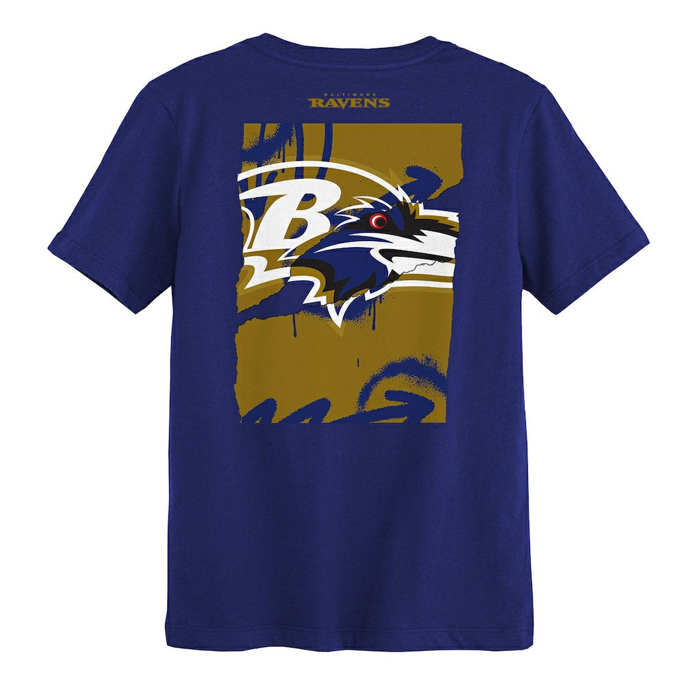 Baltimore Ravens Outerstuff Preschool Posterize T-Shirt Purple - NFL