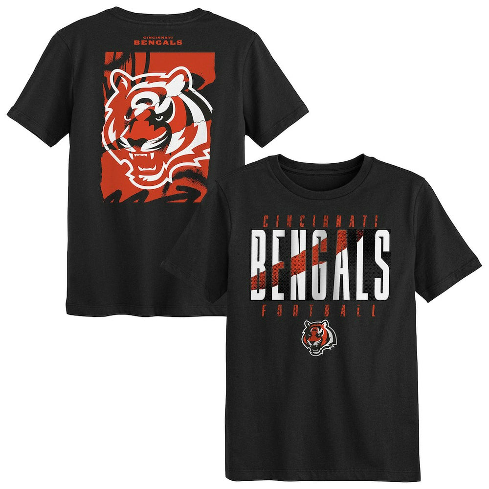 Cincinnati Bengals Outerstuff Preschool Posterize T-Shirt Black - NFL