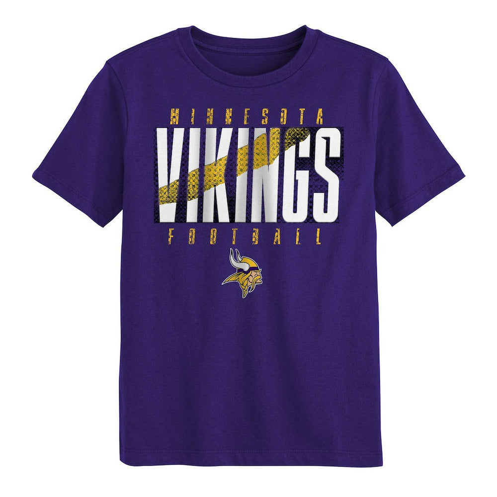 Minnesota Vikings Outerstuff Preschool Posterize T-Shirt Purple - NFL