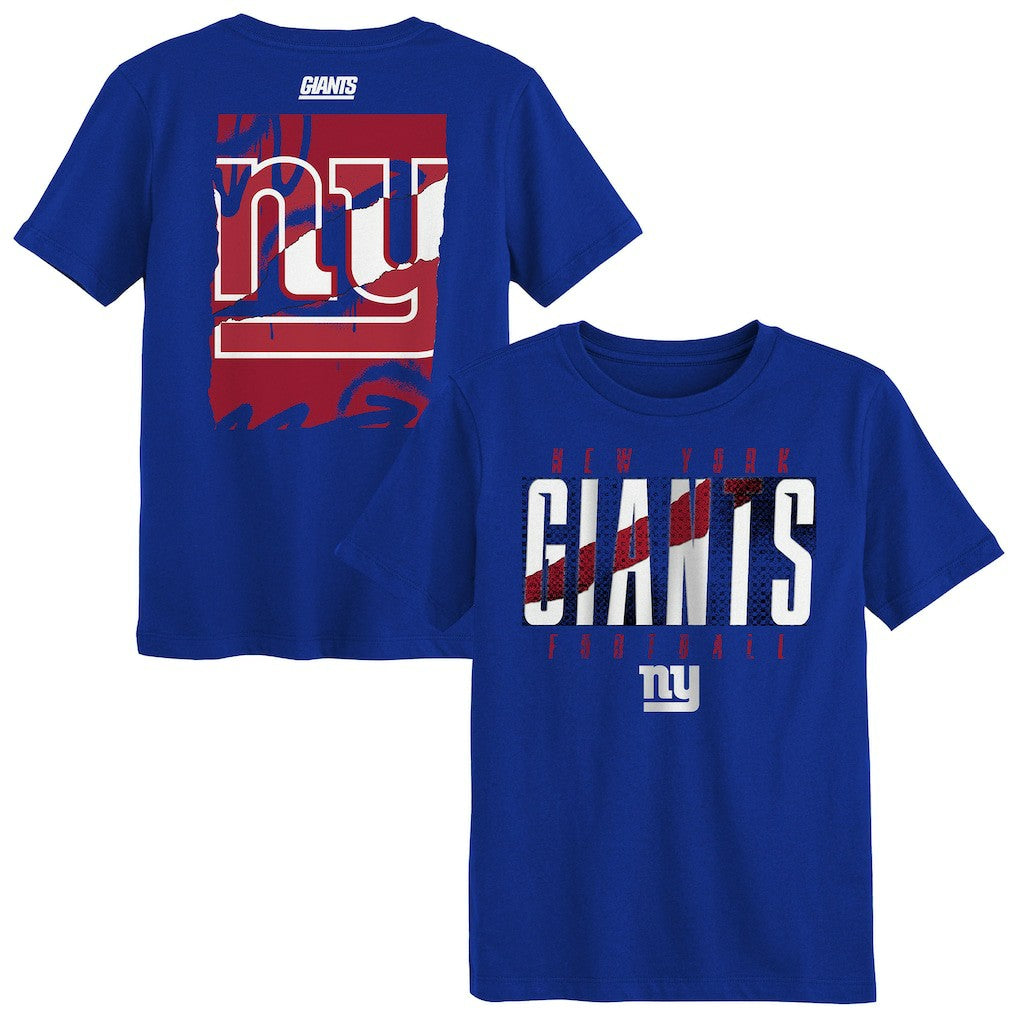New York Giants Outerstuff Preschool Posterize T-Shirt Royal - NFL