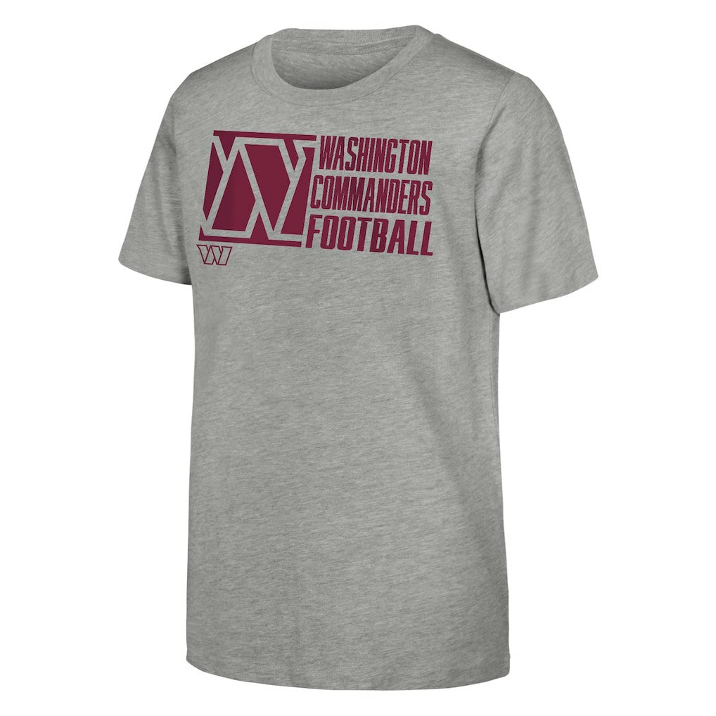 Washington Commanders Outerstuff Youth Post Game T-Shirt Heather Gray - NFL